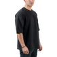 Casa Avani Oversize Stone Wash Black T-Shirt