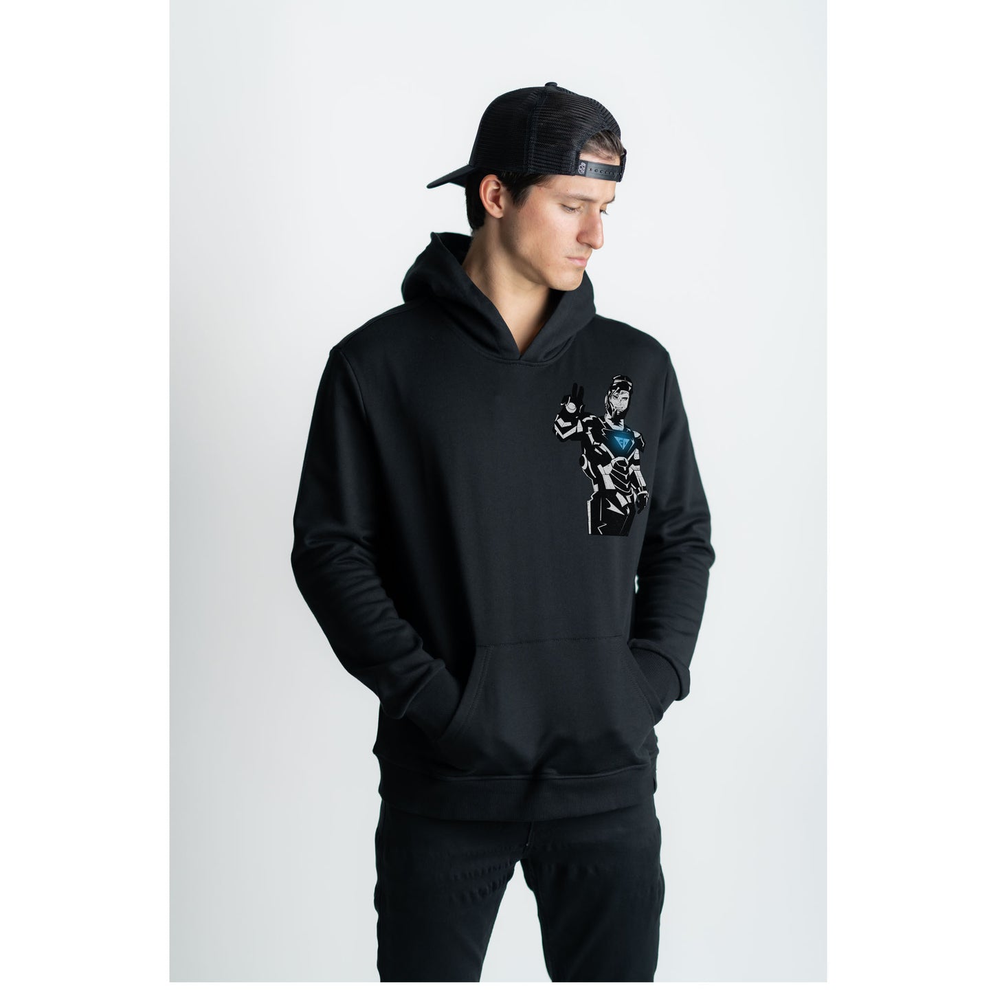 EO Ironman Black Hoodie