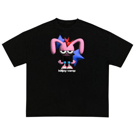 Killjoy Bunny Black T-Shirt