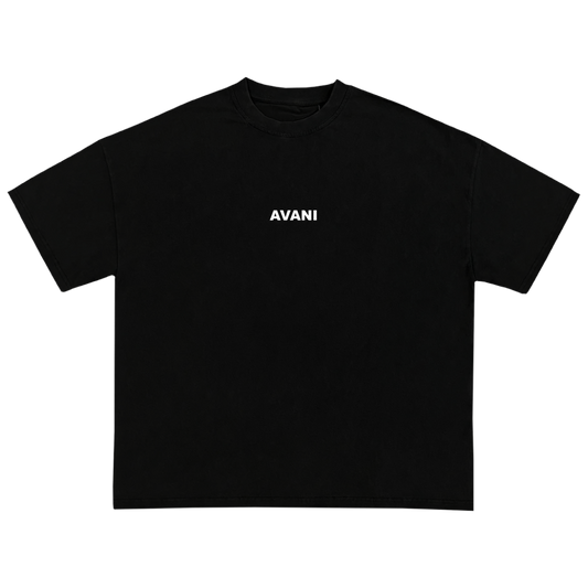 Avani Back Logo Black T-Shirt