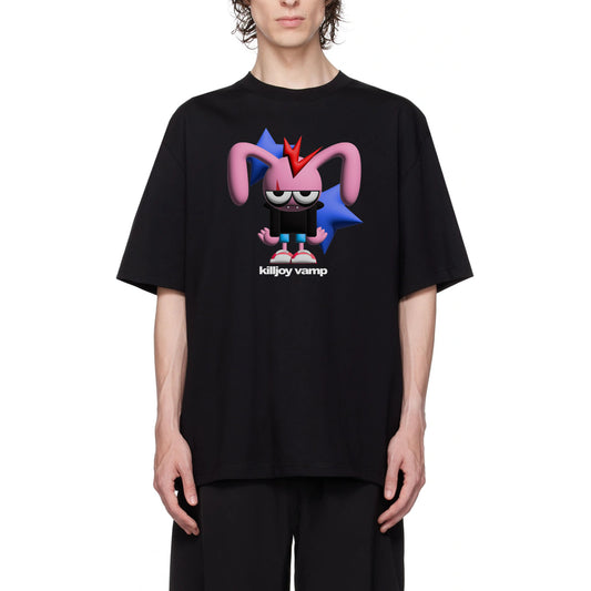 Killjoy Bunny Black T-Shirt