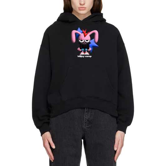 Killjoy Bunny Black Hoodie